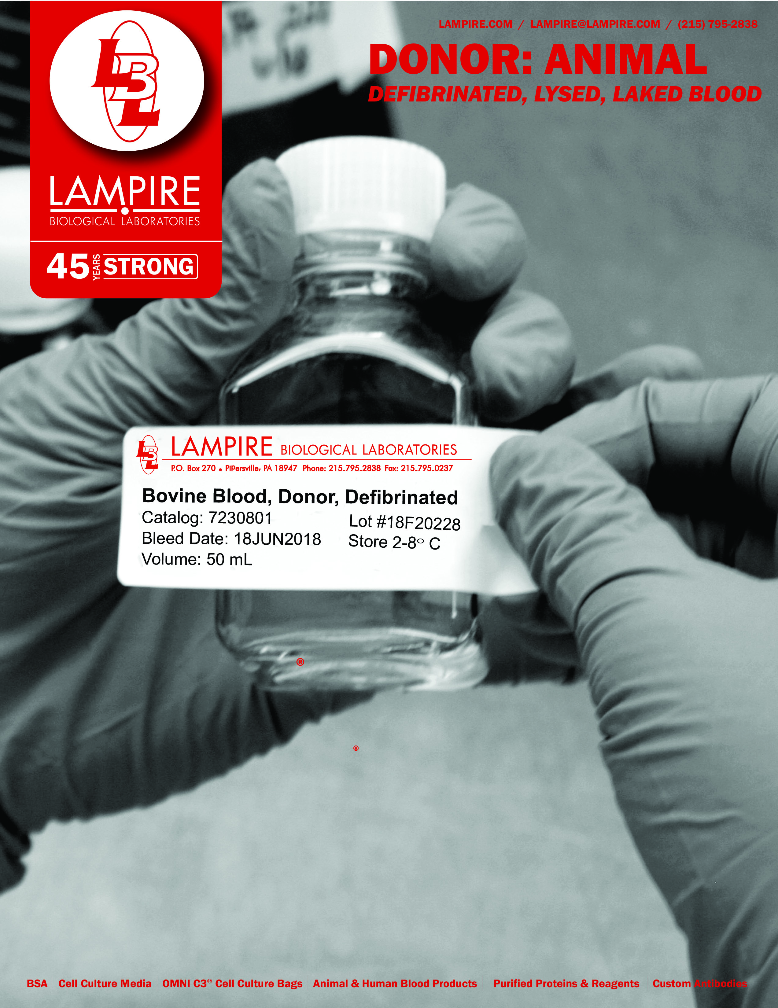 Defibrinated, Lysed, Lake Blood